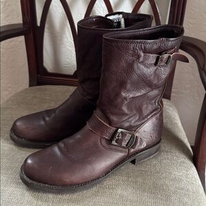 Frye Veronica Flex Short Moto Boot Women Size 9B